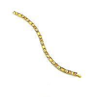 Joan Rivers Gold & Silver Screw Vintage Stacking Bracelet - 24 Wishes Vintage Jewelry