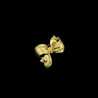 Monet Large Gold Three - Dimensional Bow Vintage Brooch Pin - 24 Wishes Vintage Jewelry