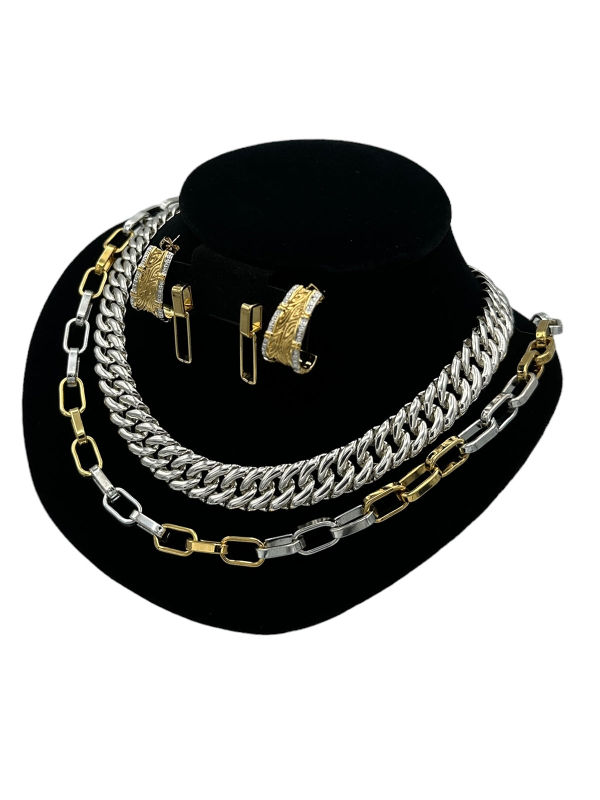 Layering Mix Metals Silver & Gold Vintage Jewelry Curated Collection