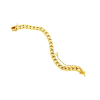 Bracelets12K Gold Filled Curb Chain Link Layering Bracelet