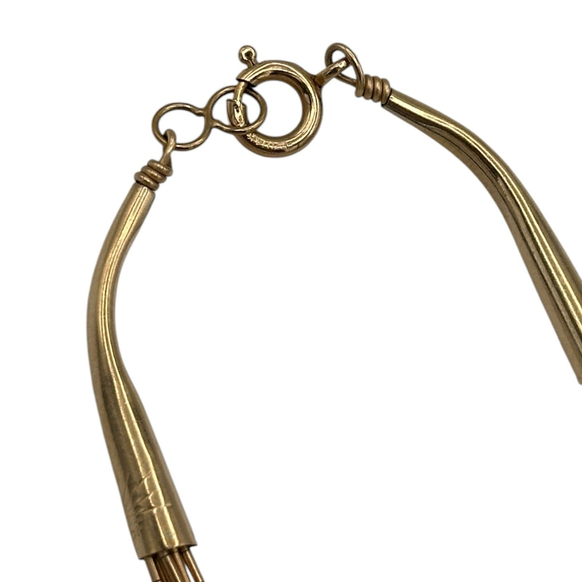 Necklaces & Pendants12K Gold Filled Heishi Tube Bead 10 Strand Necklace Southwestern Style