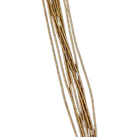 Necklaces & Pendants12K Gold Filled Heishi Tube Bead 10 Strand Necklace Southwestern Style