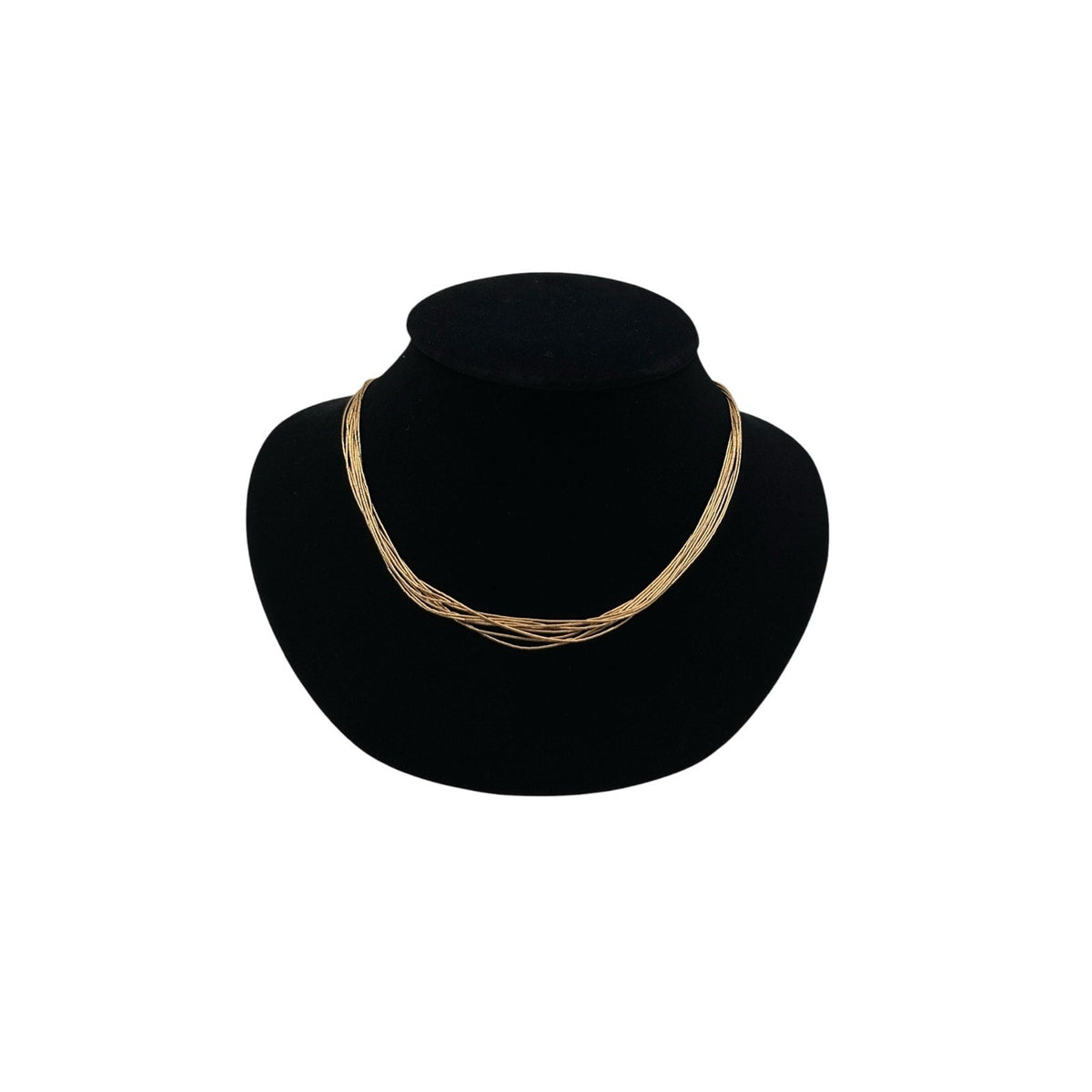 Necklaces & Pendants12K Gold Filled Heishi Tube Bead 10 Strand Necklace Southwestern Style