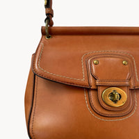 Coach Legacy Brown Leather Crossbody Handbag Limited Ed 19132 70th Anniversary
