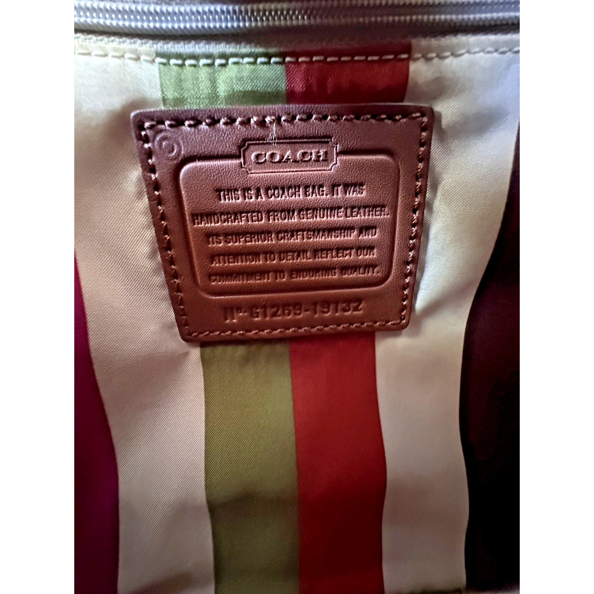 Coach Legacy Brown Leather Crossbody Handbag Limited Ed 19132 70th Anniversary
