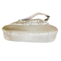 Coach Hampton Optic Signature Logo Stripe Hobo Handbag F13336