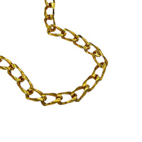 Anne Klein Classic Heavy Gold Cuban Link Chain Long Necklace