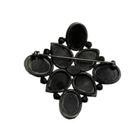 Kenneth Jay Lane Geometric Art Deco Style Vintage Brooch