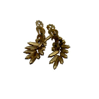 Juliana DeLizza & Elster (D&E) Red Crawler Floral Clip-On Earrings