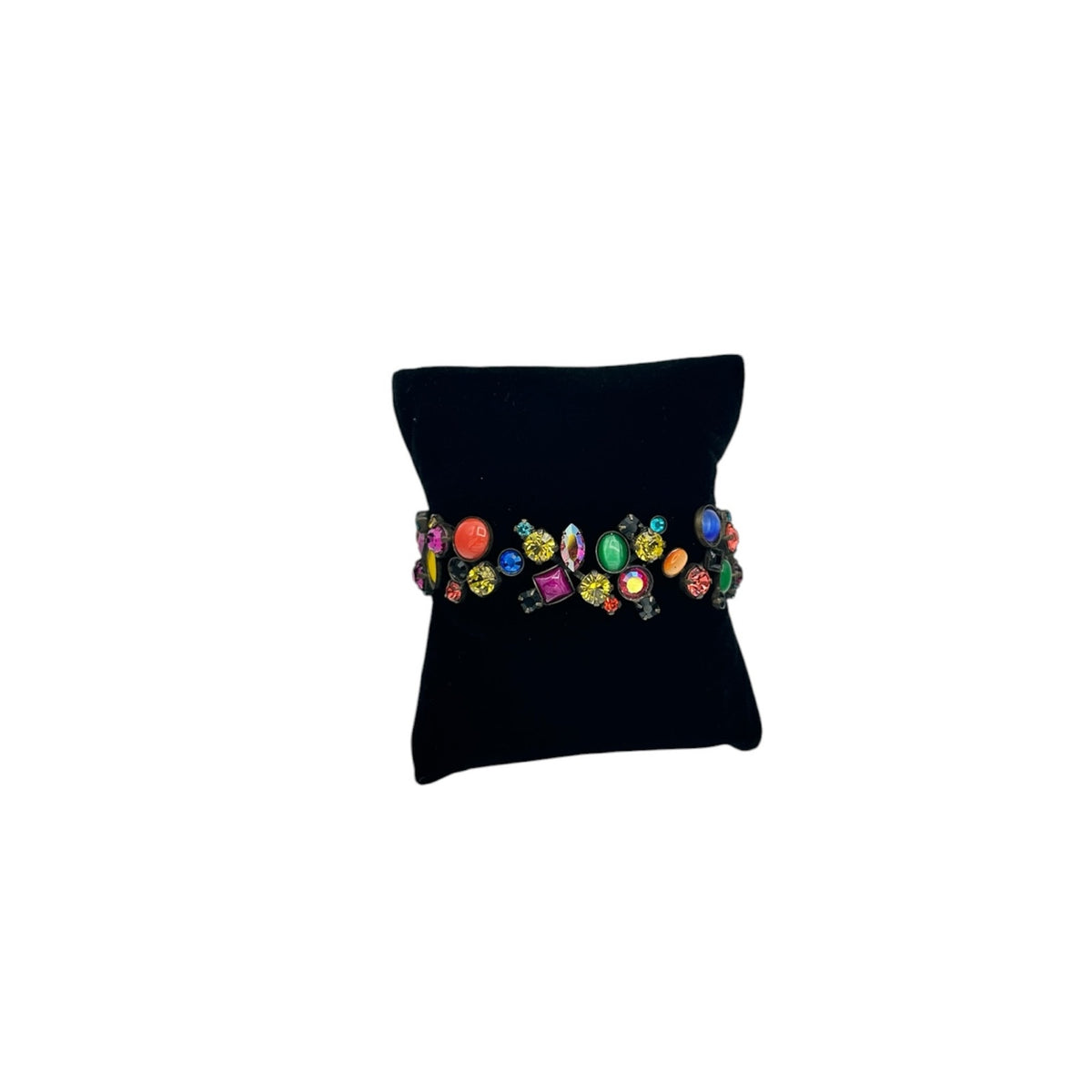 Sorrelli Multicolor Crystal Cabochon Collage Bracelet