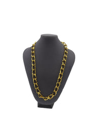 Anne Klein Classic Heavy Gold Cuban Link Chain Long Necklace