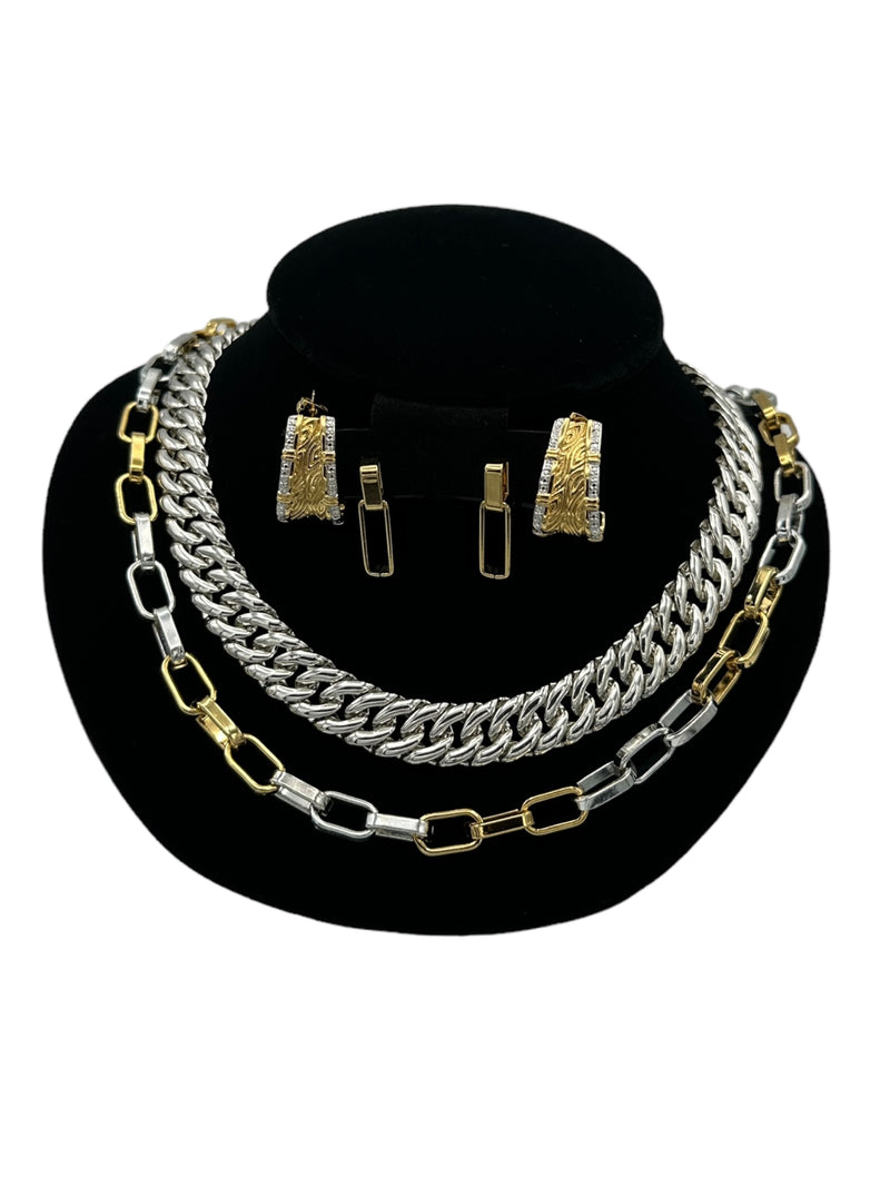 Layering Silver & Gold Vintage Jewelry Curated Collection