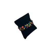 Sorrelli Multicolor Crystal Cabochon Collage Bracelet