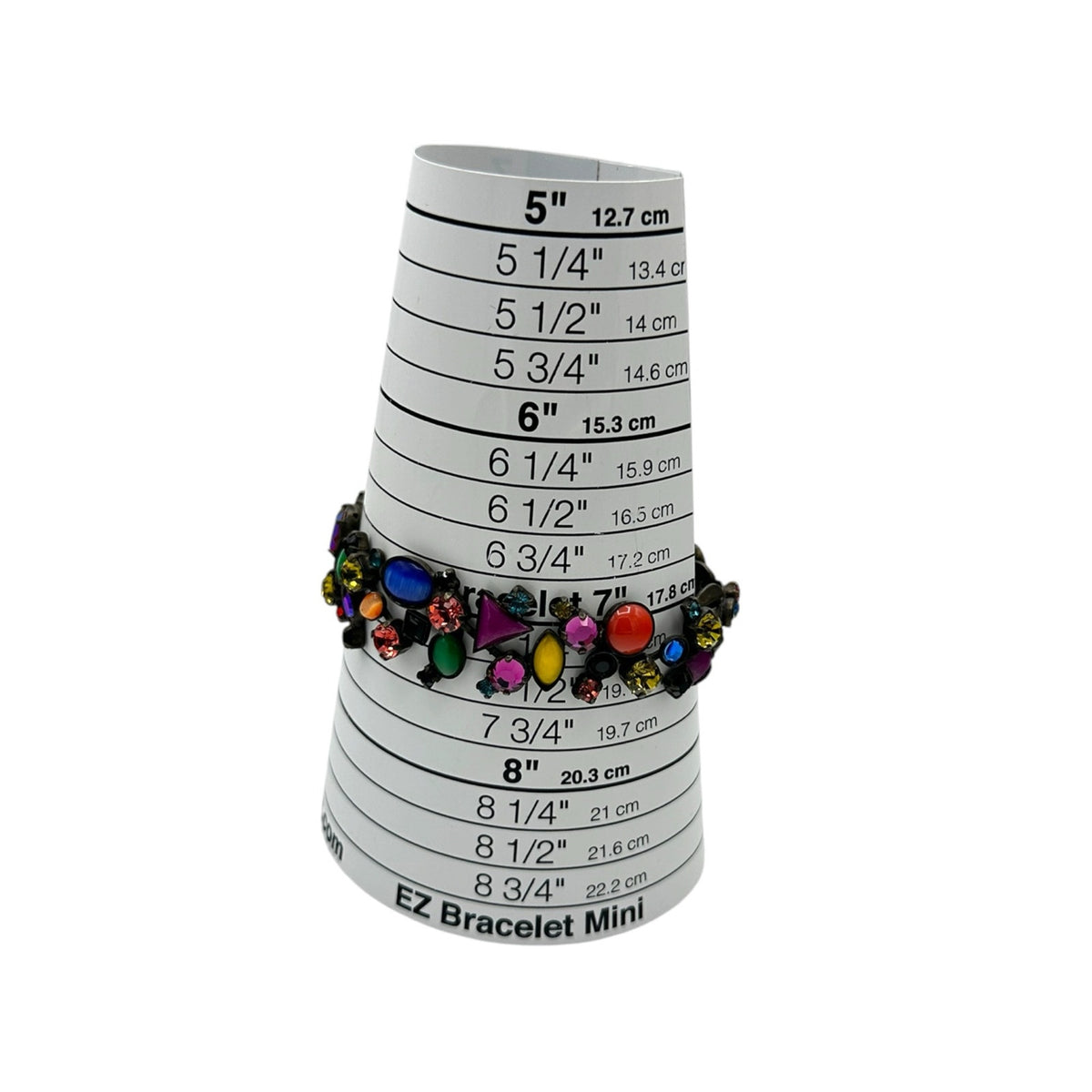 Sorrelli Multicolor Crystal Cabochon Collage Bracelet