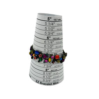 Sorrelli Multicolor Crystal Cabochon Collage Bracelet