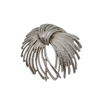 Monet Classic Silver Mirador Firework Brooch