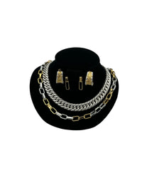 Layering Mix Metals Silver & Gold Vintage Jewelry Curated Collection