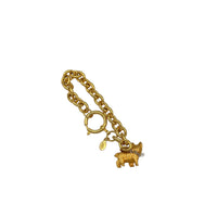 Joan Rivers Vintage Gold Scottie Dog Charm Bracelet