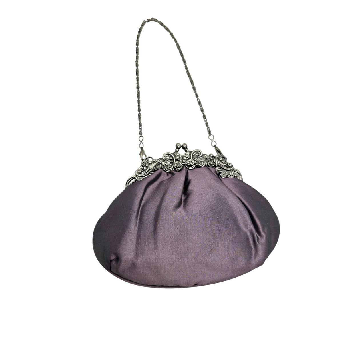 Vintage Purple Art Deco Style Beaded Evening Handbag by Carlo Fellini