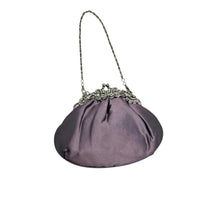 Vintage Purple Art Deco Style Beaded Evening Handbag by Carlo Fellini