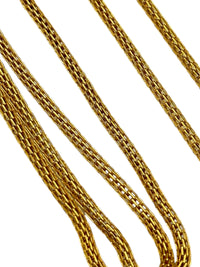 Classic Gold Chain Flower Vintage Jewelry Curated Collection