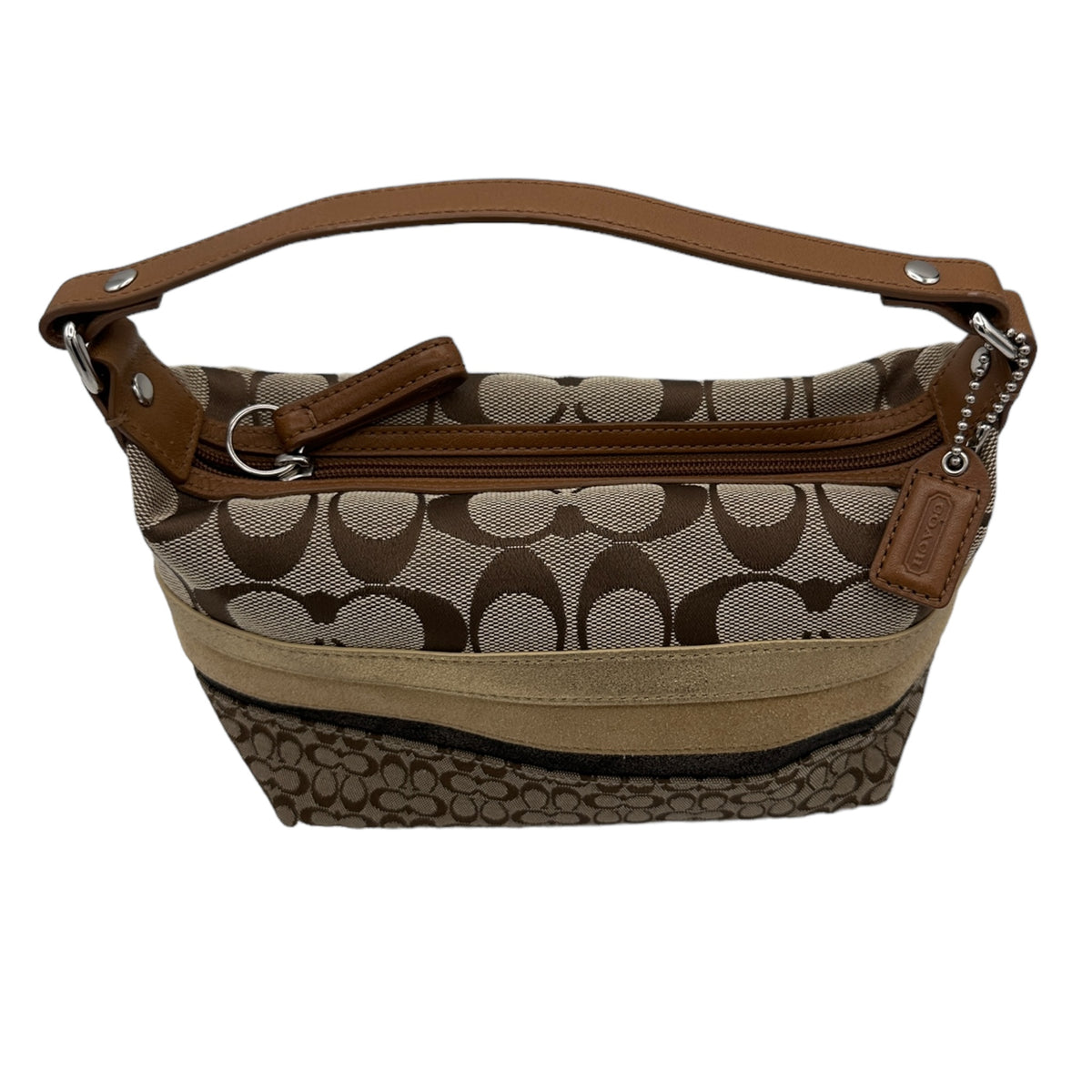 Coach SoHo Y2K Brown Jacquard Mini Handbag