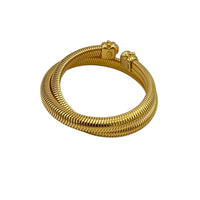 Joan Rivers Gold Tone Snake Coil Wrap Bracelet