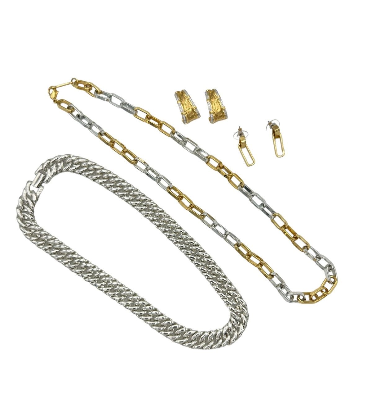 Layering Mix Metals Silver & Gold Vintage Jewelry Curated Collection