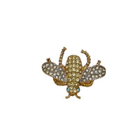 Kenneth Jay Lane KJL Classic Pave Bumble Bee Brooch