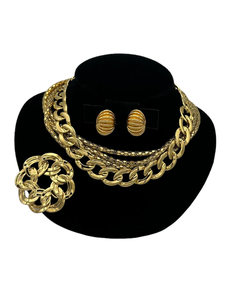 Classic Gold Layering Chain Vintage Jewelry Curated Collection