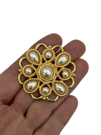 Pearl & Gold Ball Chain Vintage Jewelry Curated Collection