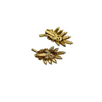 Juliana DeLizza & Elster (D&E) Red Crawler Floral Clip-On Earrings