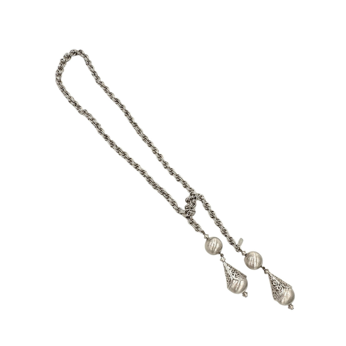 Vintage Monet Bolero 1960s Signed Lariat Layering Necklace