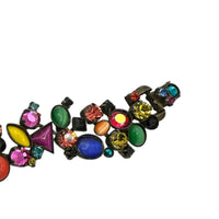 Sorrelli Multicolor Crystal Cabochon Collage Bracelet