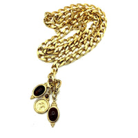 Accessocraft Gold Bib Chain Charm Vintage Belt - 24 Wishes Vintage Jewelry