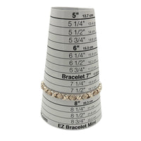 BraceletsAlumni Stampato Style Sterling Silver XO Link Bracelet