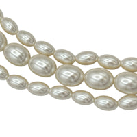 Necklaces & PendantsAnne Klein Three Strand Faux Pearl Necklace Toggle Closure