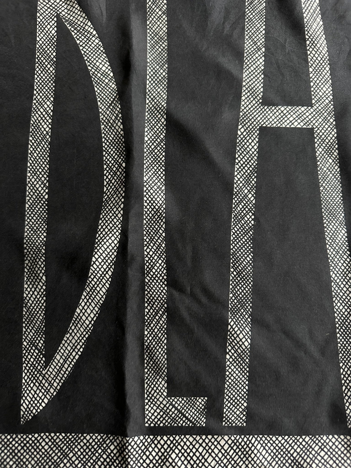 Bill Blass Black & White Geometric Vintage Square Silk Scarf - 24 Wishes Vintage Jewelry