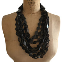 Monies Gerda Lynggaard Vintage Horn Multi Strand Necklace