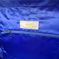 Midas of Miami Gold Wicker Tapestry Handbag Courting Couple