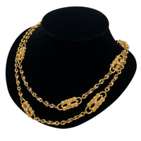 Necklaces & PendantsCamrose & Kross Jacqueline Kennedy JBK Camrose Kross Double Paperclip Station Necklace with Rhinestones