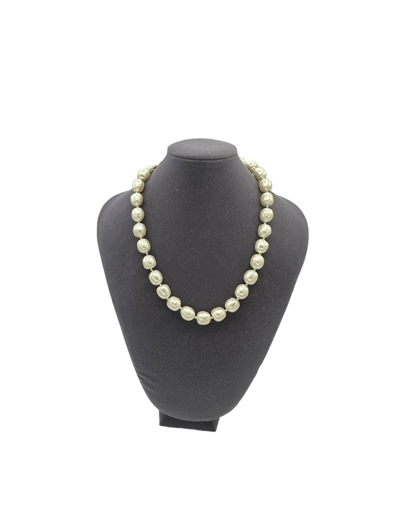 Carolee Classic Baroque Pearl Layering Vintage Necklace - 24 Wishes Vintage Jewelry