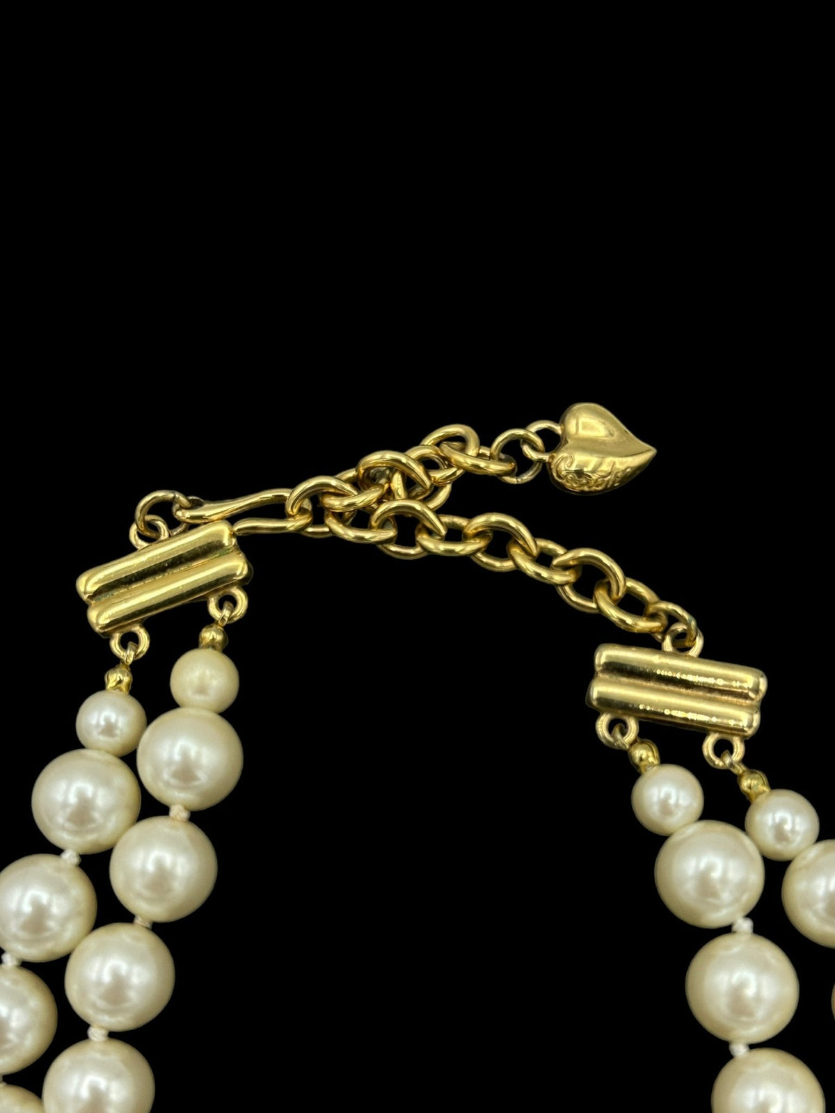 Carolee Classic Double Strand Pearl Vintage Necklace - 24 Wishes Vintage Jewelry