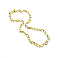 Carolee Classic Matt Gold Chain Vintage Necklace - 24 Wishes Vintage Jewelry