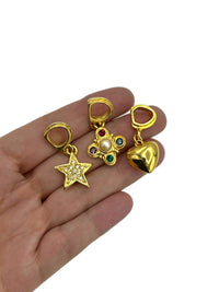 Three Carolee Slide Charms Vintage Pendants - 24 Wishes Vintage Jewelry