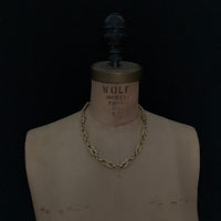 Christian Dior Classic Gold Textured Link Chain Vintage Necklace - 24 Wishes Vintage Jewelry