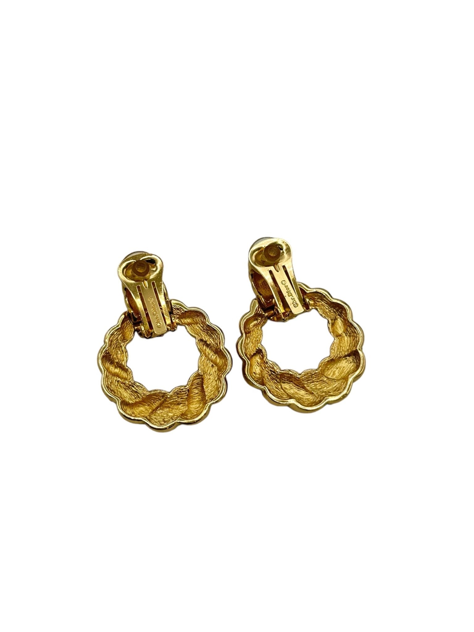 CHRISTIAN DIOR outlet CLIP ON EARRINGS