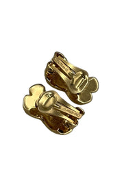 Christian Dior Petite Classic Rhinestone Vintage Clip - On Earrings - 24 Wishes Vintage Jewelry