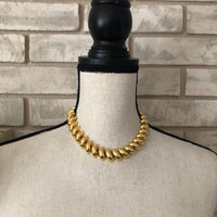 Classic Gold Vintage Napier Chunky Layering Necklace - 24 Wishes Vintage Jewelry