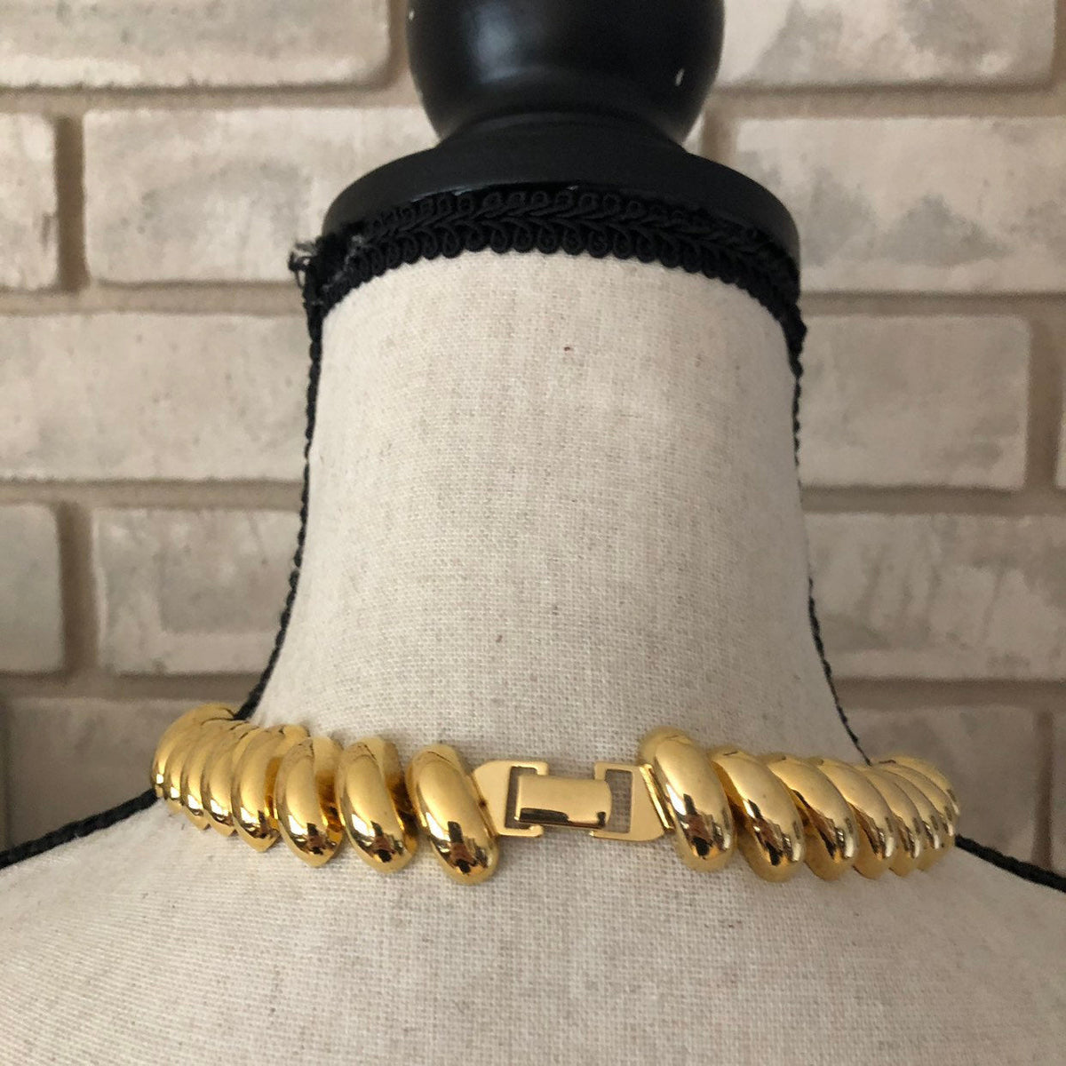 Classic Gold Vintage Napier Chunky Layering Necklace - 24 Wishes Vintage Jewelry